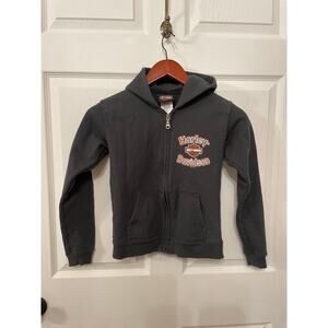 Harley Davidson Albuquerque New Mexico Thunderbird Black Hoodie, sz S (8)